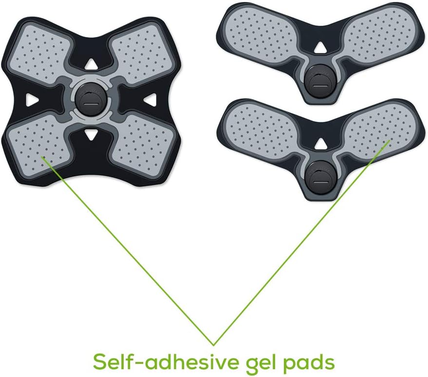 Pads Electroestimulador de Abdomen Brazos y Piernas EMS Beurer EM22